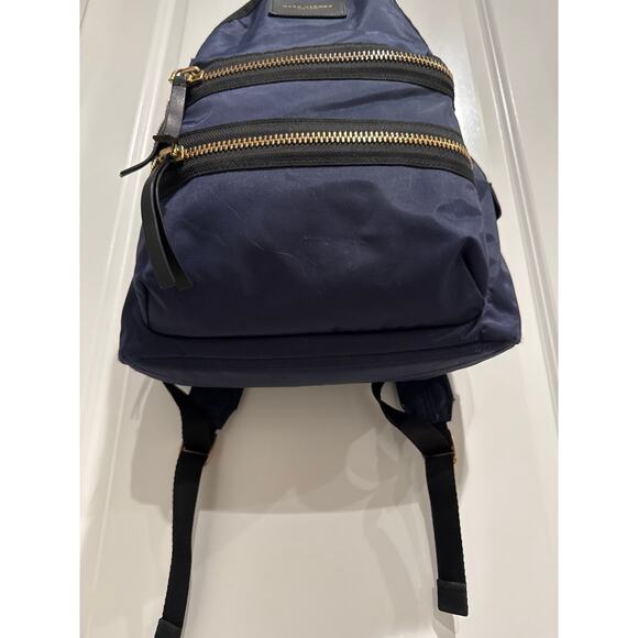 MSRP $250 ✨ Marc Jacobs Nylon Backpack – Navy | Exposed Copper Zippers ✨ - Picture 5 of 8